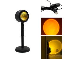 Проекційний світильник лампа з ефектом заходу USB, проектор Sunset Q07