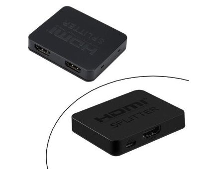 Коммутатор HDMI 1x2 порта, FullHD, 3D, сплиттер, разветвитель, компактный