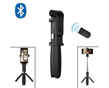 Монопод селфи палка штатив 3в1, 24-65 см, Bluetooth, пульт ДУ, L01S