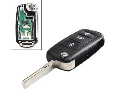 Ключ зажигания, чип ID48 5K0837202AD, 3 кнопки, для Volkswagen, Seat, Skoda