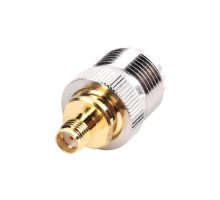 Переходник SMA мама - UHF мама SO239, адаптер для антенн
