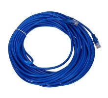 Патч-корд RJ45 17м, мережевий кабель UTP CAT5e 8P8C, LAN, синій