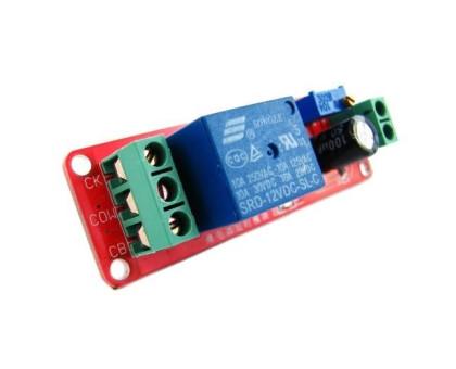Реле з регульованою затримкою, 12В, для Arduino