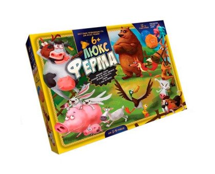 Настольная игра Ферма Люкс, супер фермер, Danko Toys G-FL-01-02
