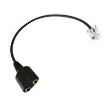 Адаптер-перехідник RJ9 - 2х 3.5 мм Jack, гарнітура IP телефон