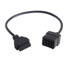 Перехідник з OBD2 16pin мама на Renault 12pin тато