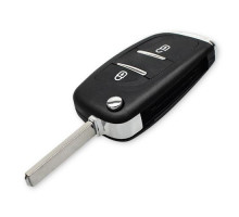 Выкидной ключ, корпус под чип, 3кн, Peugeot, ниша CE0523, VA2, NEW