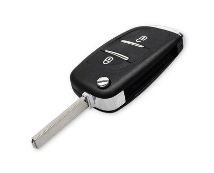Выкидной ключ, корпус под чип, 3кн, Peugeot, ниша CE0523, VA2, NEW