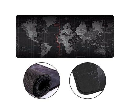 Игровая поверхность, большой коврик для мышки игровой 70х30см Карта Мира