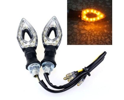 LED покажчики повороту, поворотники для мотоцикла, пара