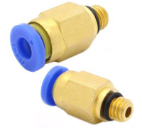 Фитинг, крепление PTFE трубки PC4-M6 MK8 E3D для 3D-принтера