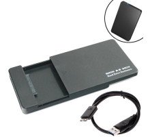 Кишеня зовнішня для 2.5 жорсткого диску HDD/SSD, SATA, USB 3.0, з кришкою