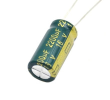 10x Конденсатор електролітичний алюмінієвий 2200мкФ 16В 105С