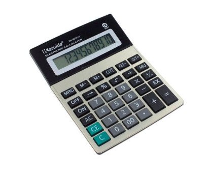 Калькулятор настольный бухгалтерский 18х14см 12-разрядный KK-8875-12