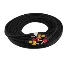 Кабель AV 3 RCA - 3 RCA 5м тюльпани