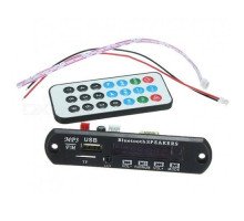 Встраиваемый MP3 плеер, Bluetooth FM USB microSD, 12В для авто