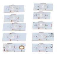 10x LED сегмент 6В для планки лампы подсветки ЖК телевизора