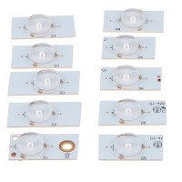10x LED сегмент 6В для планки лампы подсветки ЖК телевизора