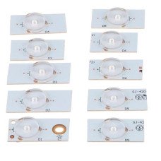 10x LED сегмент 6В для планки лампы подсветки ЖК телевизора
