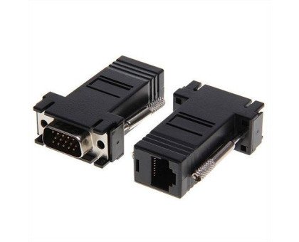 VGA удлинитель по RJ45 витой паре до 30м UTP папа-папа