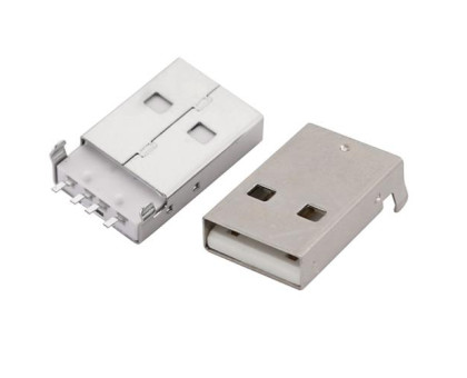 Коннектор роз'єм USB 2.0 тато 4pin AM 90 градусів SMT SMD