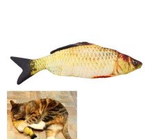 М'яка іграшка риба Карась 19см для кішок кота з котячою м'ятою