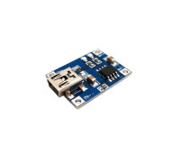Модуль зарядки літієвих Li-ion батарей від MiniUSB