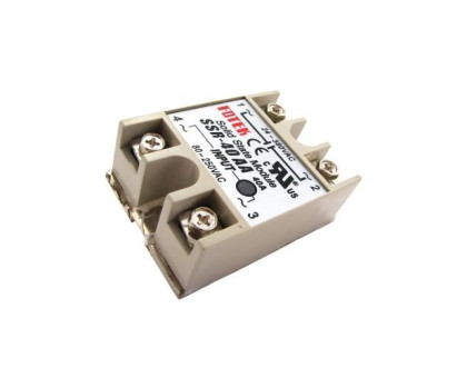 Однофазне твердотільне реле SSR-40AA 40А AC-AC