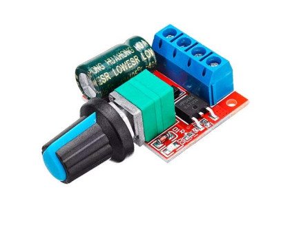 ШІМ регулятор швидкості двигуна DC 4.5-35В 5А Mini PWM оборотов 0-100%
