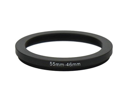 Понижающее степ кольцо 55-46мм для Canon, Nikon