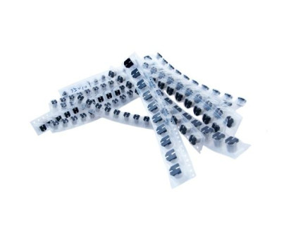 130x Конденсатор SMD алюмінієвий 1-220мкФ 10-50В, набір