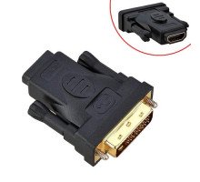 DVI 24+5 - HDMI адаптер переходник, позолоченный
