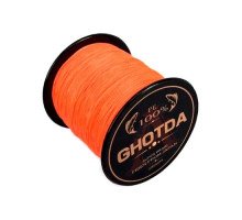 Шнур плетений рибальський 150м 4жили 0.23мм 12.7кг GHOTDA, помаранчевий