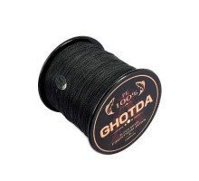 Шнур плетений рибальський 150м 4жили 0.13мм 5.4кг GHOTDA, чорний