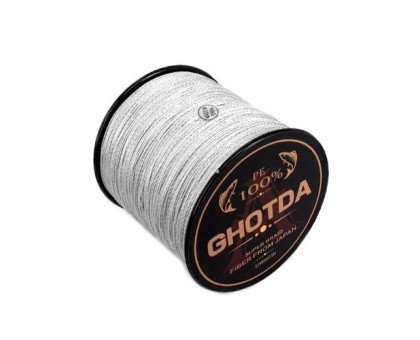 Шнур плетений рибальський 150м 4жили 0.32мм 18.1кг GHOTDA, сірий