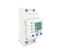 Реле контролю напруги і струму з РК, 220В, 63А, 2DIN, DDS238-VAP