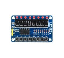 Модуль драйвер клавиатуры и светодиодной индикации TM1638 Arduino