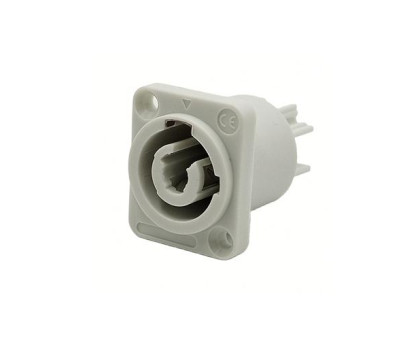 Роз’єм PowerCon 3pin 20A 250В мама SAC3MPB, вихід живлення, панельний