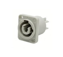 Роз’єм PowerCon 3pin 20A 250В мама SAC3MPB, вихід живлення, панельний