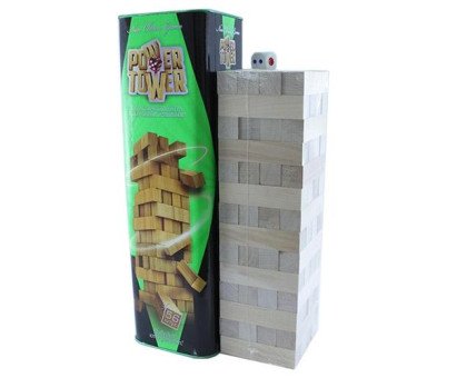Настольная игра Дженга Башня Jenga Power Tower Джанга PT-01 56 брусков
