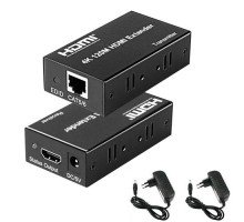 Подовжувач HDMI по RJ45 кручений парі активний, ІЧ-сигнал, до 120м
