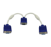 VGA на 2 VGA сплиттер, разветвитель, коммутатор 3+6 с ферритами