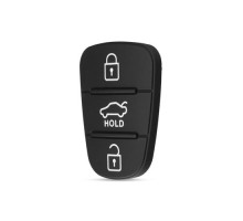 Кнопки для выкидного ключа Hyundai Kia, 3кн Hold, резиновые