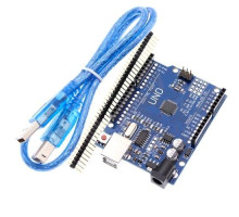 Arduino Uno R3 ATmega328P-AU USB AVR CH340G плата + USB кабель
