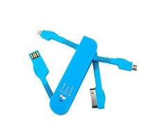 Унив складная USB зарядка Ipad Iphone MicroUSB 3в1