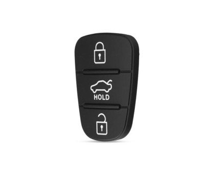 Кнопки для викидного ключа Hyundai Kia, 3кн Hold, гумові
