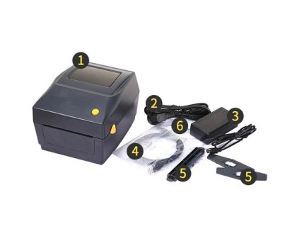 Термопринтер етикеток наклейок штрих-коду Xprinter XP-DT426B XP-460B 112мм