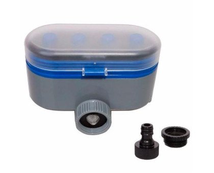 Таймер полива, подачи воды на 2 линии с шаровыми клапанами Aqualin YL21032