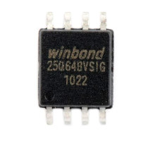 Чіп W25Q64 W25Q64BVSIG SOP8, 64Мб SPI Flash