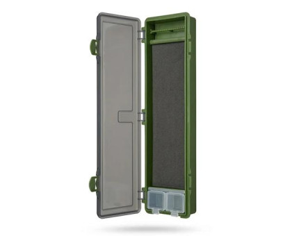 Коробка для коропових снастей 345x80x25мм з тримачем, повідочниця